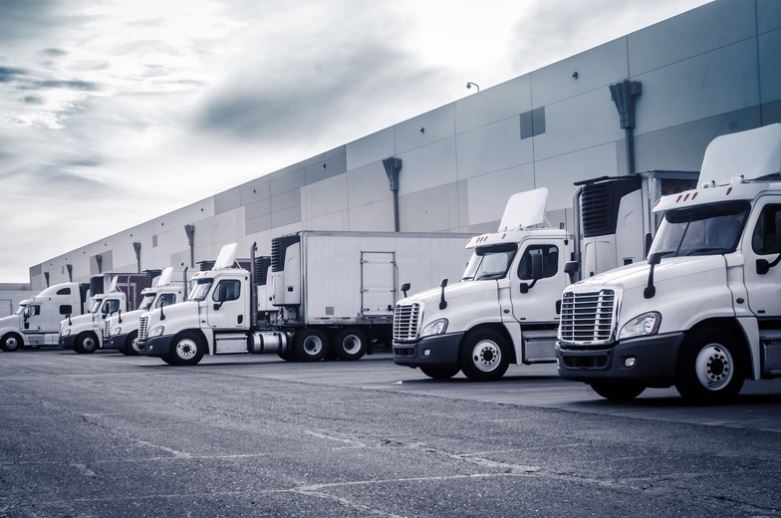 Trucking fleet getting loads to haul