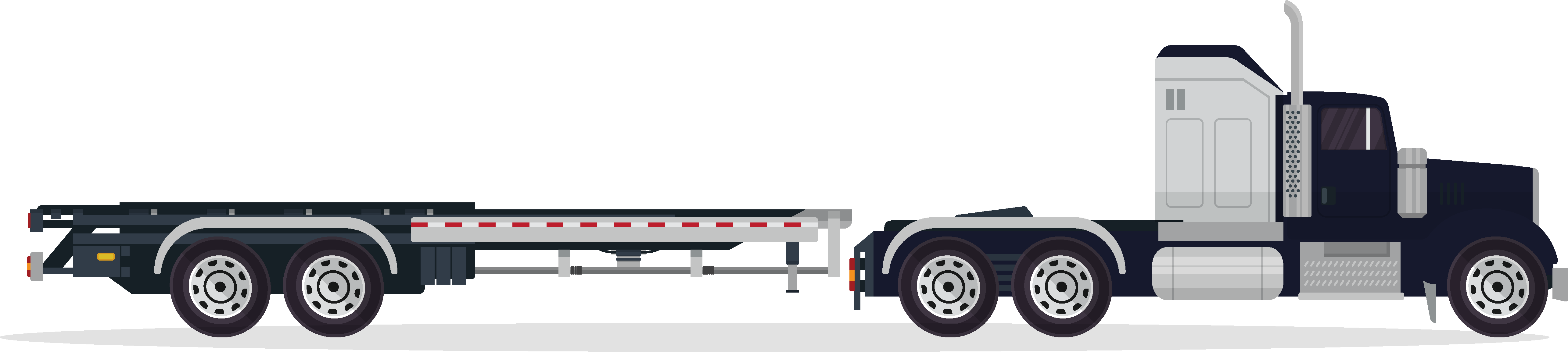 Flat bed truck