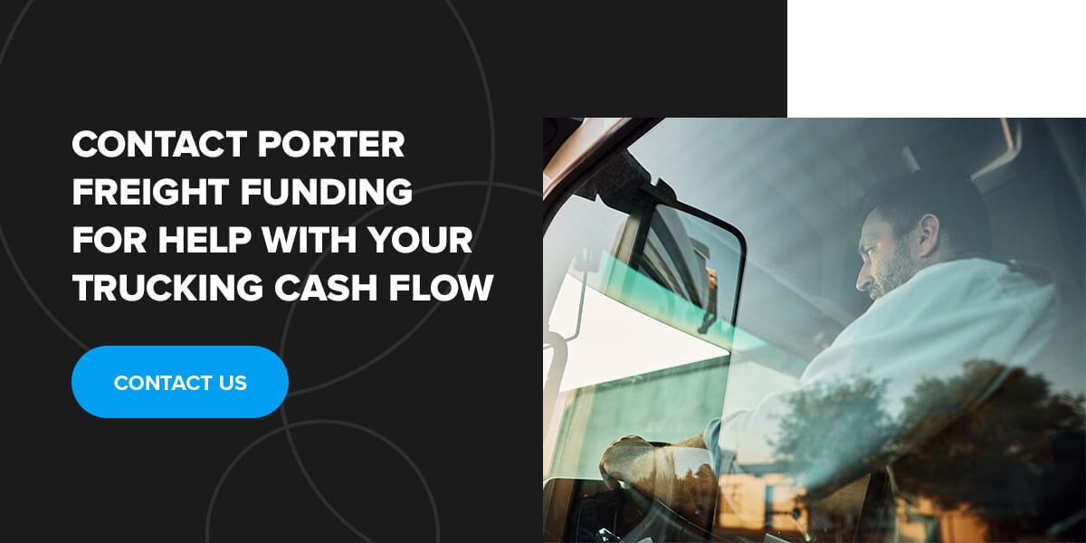 contact Porter Freight Funding for help with your trucking cash flow